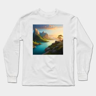 MysticMounts - Mountain Nature Design Long Sleeve T-Shirt